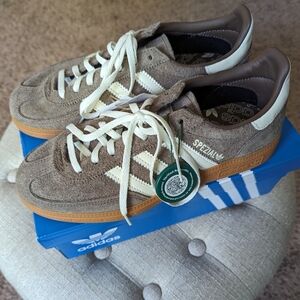 SOLD - NEW Adidas Handball Spezial sneakers, Earth Strata size 6.5